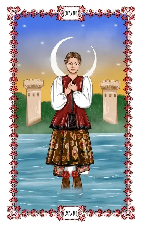 Карта з колоди Таро — авторська українська ілюстрація